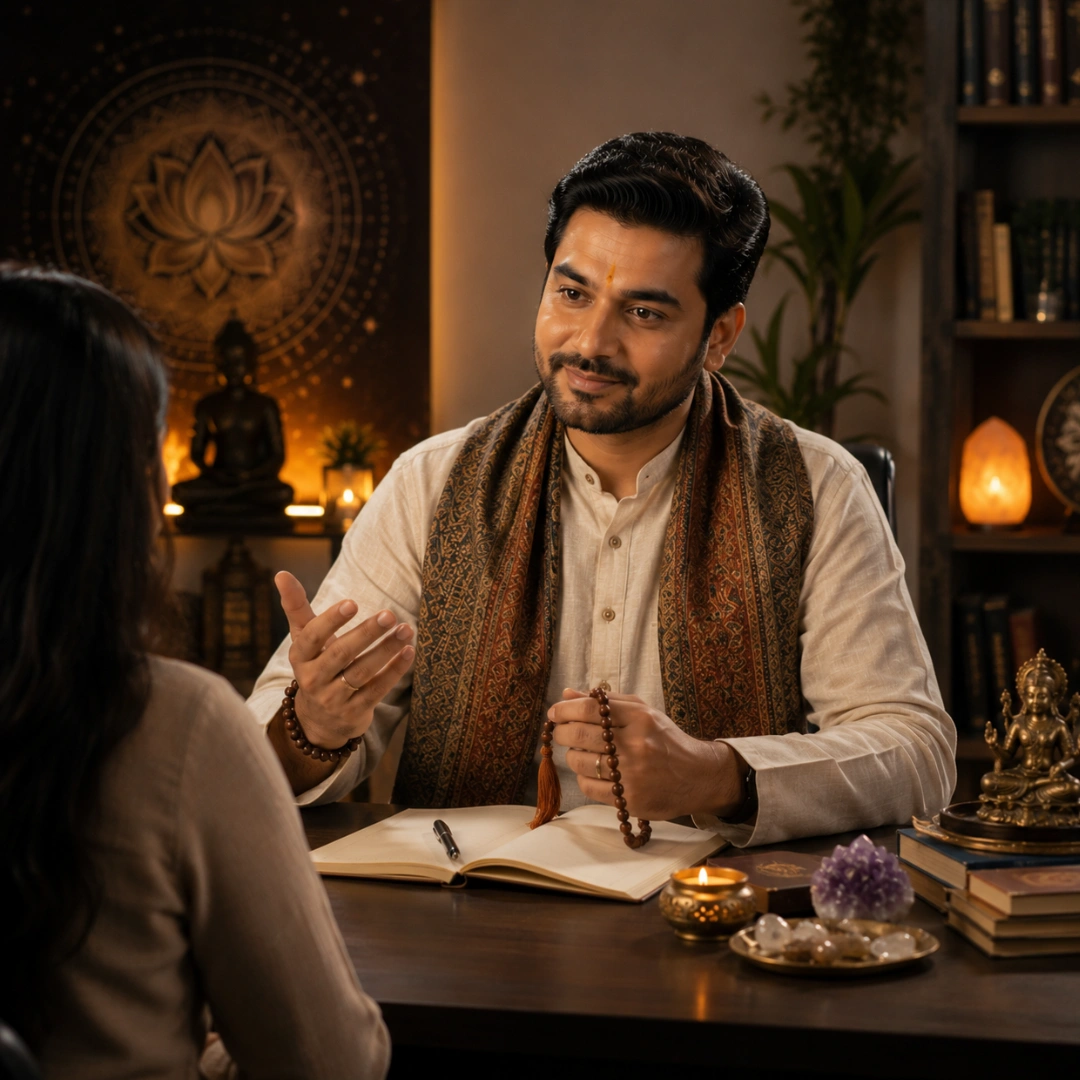 Spiritual coach providing astrology guidance and life counselling